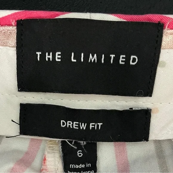 The Limited Drew Fit Pink and White Striped Pants - Picture 5 of 5